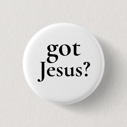 Badge Rond 2,50 Cm J'ai Jésus Pinback (Devant)