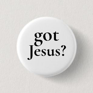 Badge Rond 2,50 Cm J'ai Jésus Pinback
