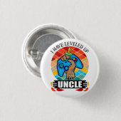Badge Rond 2,50 Cm J'ai nivelé jusqu'à l'oncle, Faire-part de grosses (Devant & derrière)