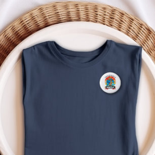 Badge Rond 2,50 Cm J'ai nivelé jusqu'au bouton Oncle