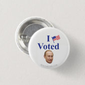 Badge Rond 2,50 Cm J'ai voté (Devant & derrière)