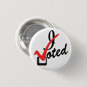 Badge Rond 2,50 Cm J'ai voté (Devant & derrière)