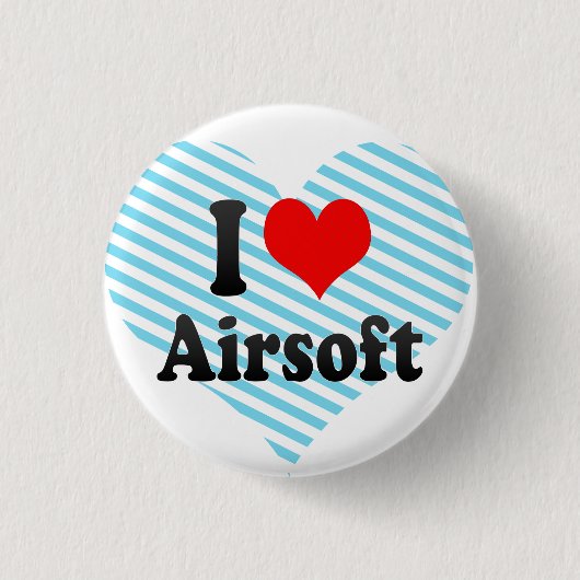 Badge Rond 2,50 Cm J'aime Airsoft (Devant)