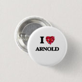 Badge Rond 2,50 Cm J'aime Arnold (Devant & derrière)