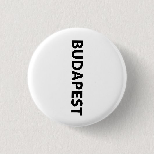 Badge Rond 2,50 Cm J'aime Budapest (Devant)