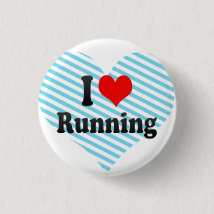 Badge Rond 2,50 Cm J'aime courir