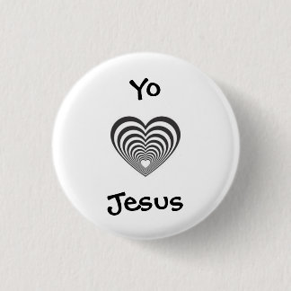 Badge Rond 2,50 Cm J'aime Jésus dans l'Espagnol