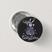 Badge Rond 2,50 Cm J'aime la danse du ventre (Devant & derrière)