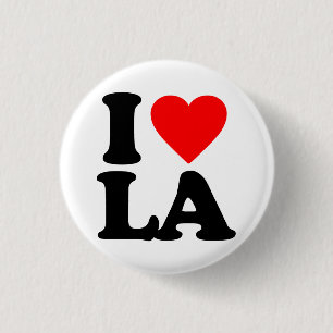 BADGE ROND 2,50 CM J'AIME LA LA
