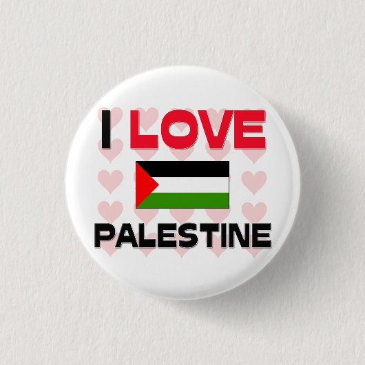 Badge Rond 2,50 Cm J'aime la Palestine (Devant)