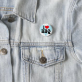 Badge Rond 2,50 Cm J'aime le BBQ (En situation)