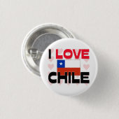 Badge Rond 2,50 Cm J'aime le Chili (Devant & derrière)