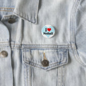 Badge Rond 2,50 Cm J'aime le net-ball (En situation)