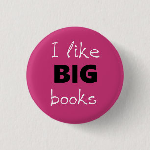 Badge Rond 2,50 Cm J'Aime les grands livres Pin personnalisable
