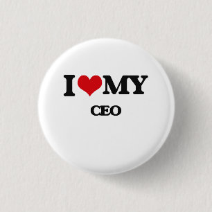 Badge Rond 2,50 Cm J'aime mon CEO