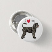 Badge Rond 2,50 Cm J'aime mon PWD (Devant & derrière)