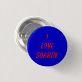 Badge Rond 2,50 Cm J'aime Soarin (Devant & derrière)
