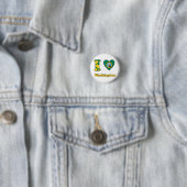Badge Rond 2,50 Cm J'aime Washington (En situation)