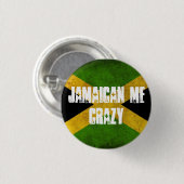 Badge Rond 2,50 Cm Jamaïcain je fou (Devant & derrière)