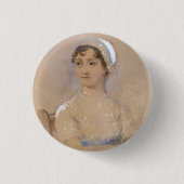 Badge Rond 2,50 Cm Jane Austen | Bouton (Devant)
