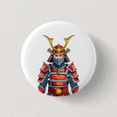 Badge Rond 2,50 Cm Japanese samurai (Devant)