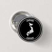 Badge Rond 2,50 Cm Japon (Devant & derrière)