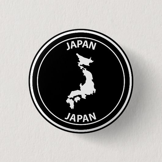 Badge Rond 2,50 Cm Japon (Devant)