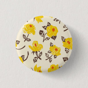 Badge Rond 2,50 Cm Jardin Rose romantique