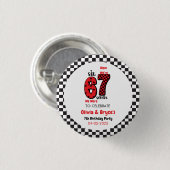 Badge Rond 2,50 Cm J'avais 6 ans, maintenant j'ai 7 ans – Double anni (Devant & derrière)