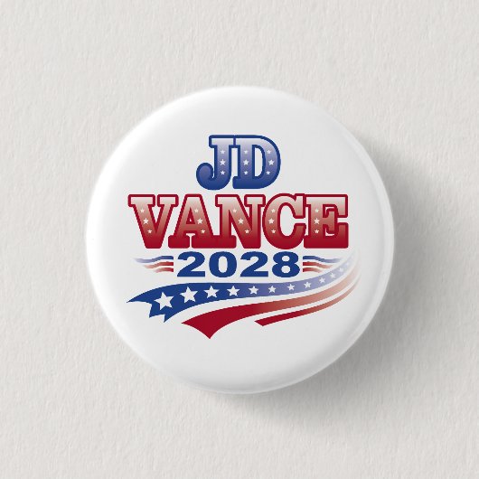 Badge Rond 2,50 Cm JD Vance 2028 (ssol) (Devant)