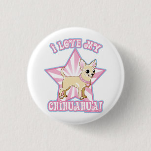 Badge Rond 2,50 Cm Je-amour-mon-chiwawa-ventres