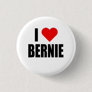 BADGE ROND 2,50 CM "JE COEUR BERNIE"