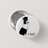 BADGE ROND 2,50 CM JE DIS (Devant & derrière)