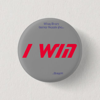 Badge Rond 2,50 Cm Je gagne le bouton