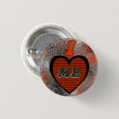 Badge Rond 2,50 Cm Je m'aime bouton (Devant & derrière)