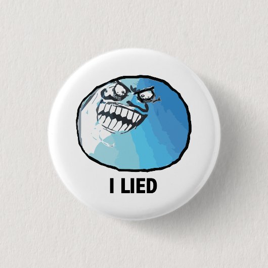 Badge Rond 2,50 Cm Je me suis trouvé visage Meme de rage (Devant)