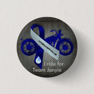 Badge Rond 2,50 Cm Je monte pour l'équipe Janyia