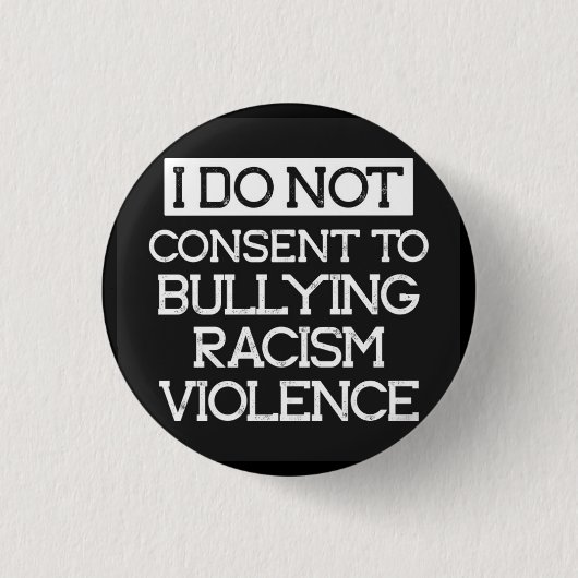 Badge Rond 2,50 Cm Je ne consens pas (Devant)