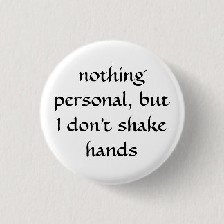 Badge Rond 2,50 Cm Je ne me serre pas la main