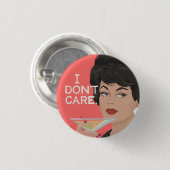 Badge Rond 2,50 Cm Je ne m'inquiète pas ! (Devant & derrière)