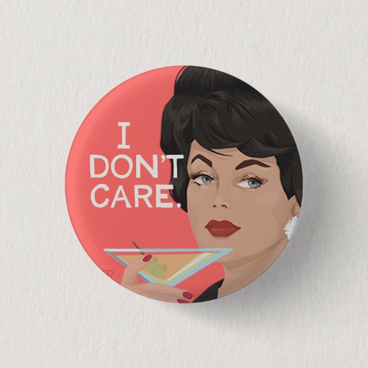 Badge Rond 2,50 Cm Je ne m'inquiète pas ! (Devant)