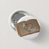 Badge Rond 2,50 Cm "Je ♡ réserve" le bouton (Devant & derrière)