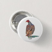 BADGE ROND 2,50 CM JE RÉUTILISE (Devant & derrière)