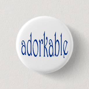 Badge Rond 2,50 Cm Je suis adorkable
