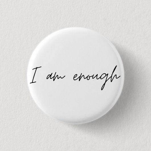 Badge Rond 2,50 Cm Je Suis Assez Simple (Devant)
