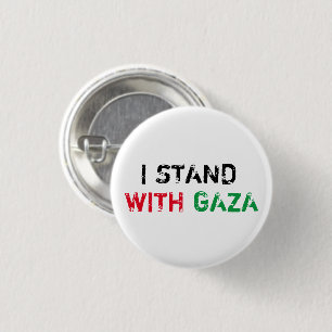 Badge Rond 2,50 Cm Je suis d'accord avec la typographie de Gaza qui g