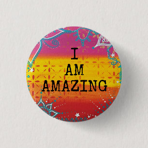Badge Rond 2,50 Cm Je suis extraordinaire, insigne de goupille