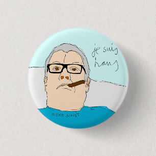 Badge Rond 2,50 Cm je suis hans