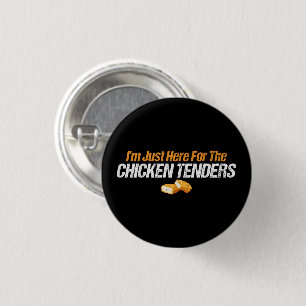 Badge Rond 2,50 Cm Je suis juste ici pour le Louvain de la nourriture