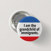 Badge Rond 2,50 Cm Je suis l'petit-enfant (Devant & derrière)